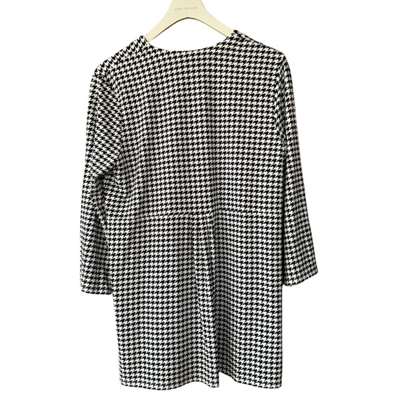 J Jill Wearever Collection Petites Houndstooth Open Front Cardigan Sweater PS SP - Picture 3 of 6
